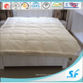 Double Layer Down and Feather Mattress Topper and Mattress Protector